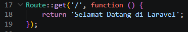 Contoh routing dasar